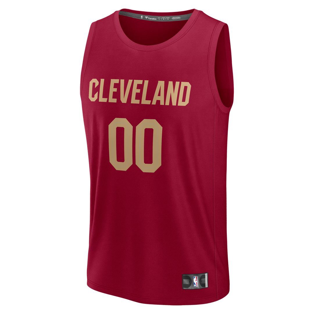 Cleveland Cavaliers Fanatics Youth Fastbreak Custom Jersey - Association Edition - White