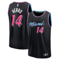 Tyler Herro Miami Heat Fanatics 2025/26 City Edition Fast Break Jersey - Black