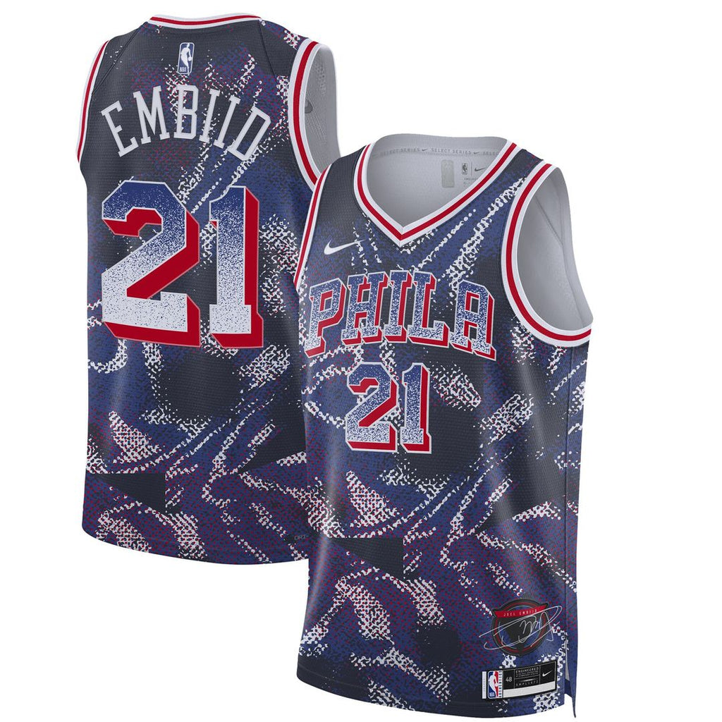 Joel Embiid Philadelphia 76ers Nike Unisex 2025 Select Series Swingman Player Jersey - Navy