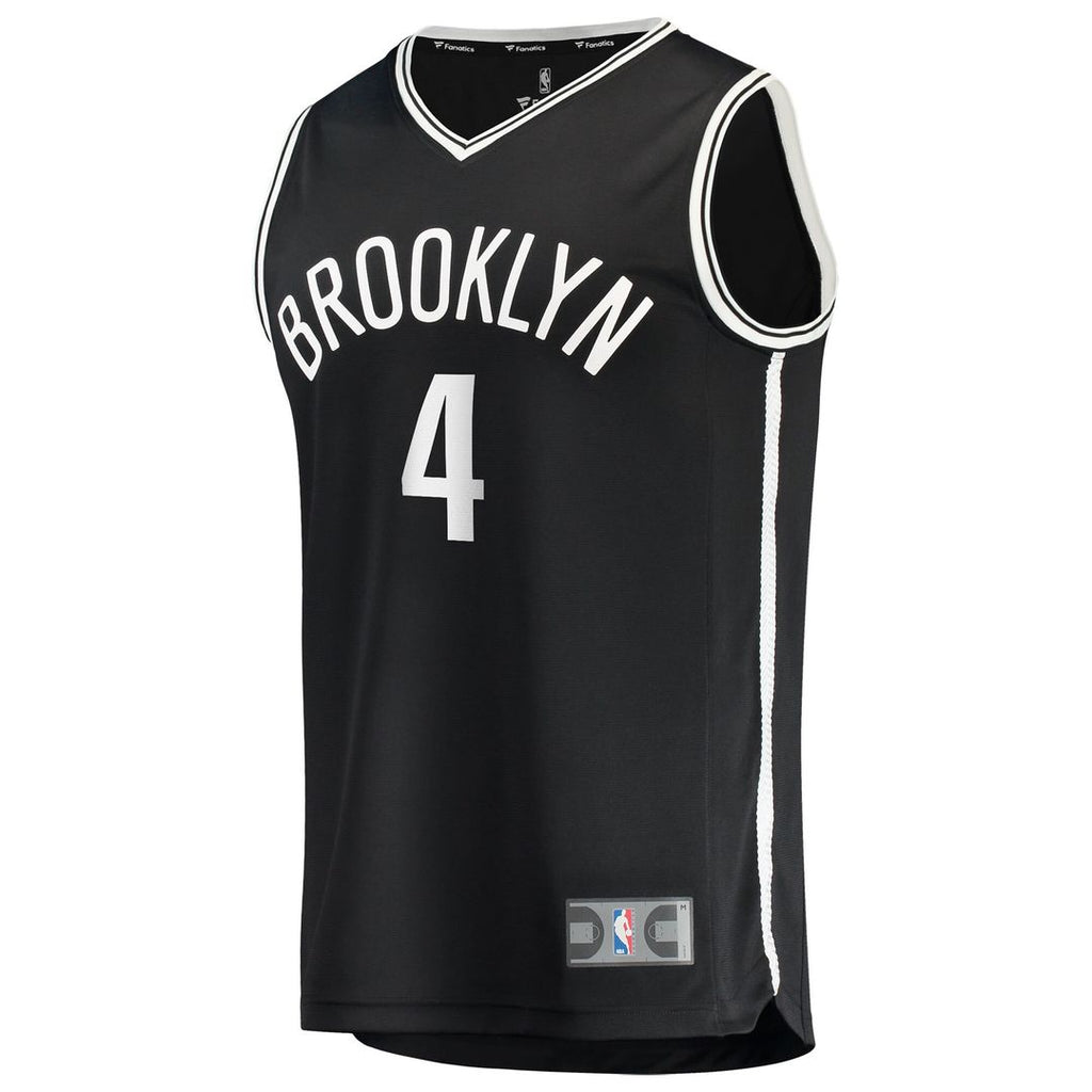 Drake Powell Brooklyn Nets Fanatics Youth Fast Break Replica Jersey - Black - Icon Edition