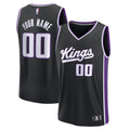 Sacramento Kings Fanatics Youth Fast Break Custom Replica Jersey - Black  - Icon Edition