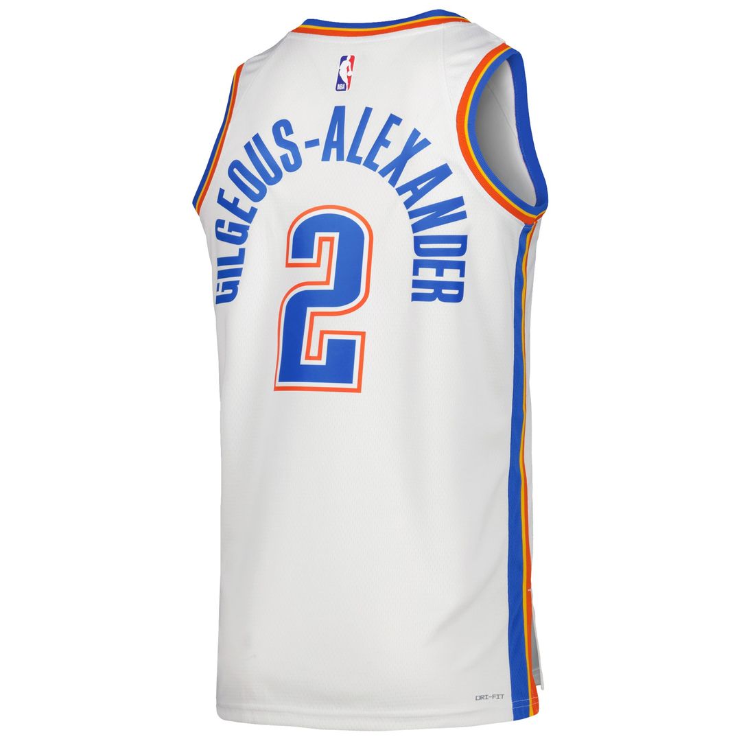Shai Gilgeous-Alexander Oklahoma City Thunder Nike Unisex Swingman Jersey - Icon Edition - Blue