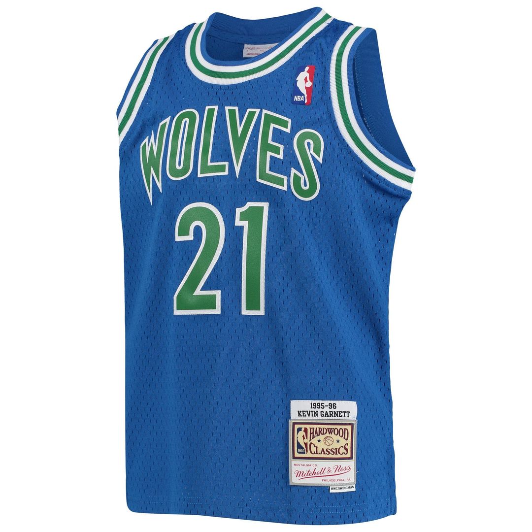 Kevin Garnett Minnesota Timberwolves Mitchell & Ness Youth 1997/98 Hardwood Classics Swingman Jersey - Black