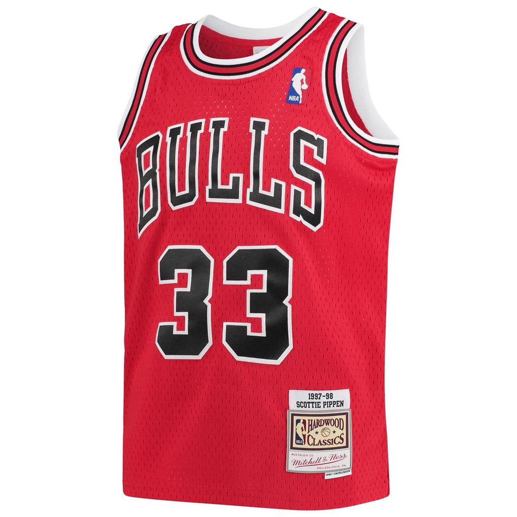 Scottie Pippen Chicago Bulls Mitchell & Ness Youth 1997-98 Hardwood Classics Swingman Jersey - Red