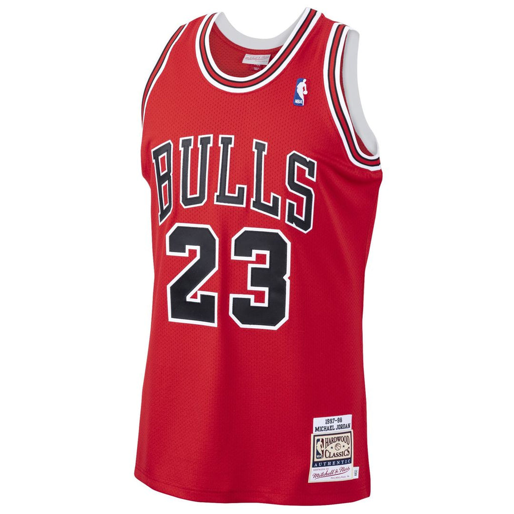 Michael Jordan Chicago Bulls Mitchell & Ness 1997/98 Hardwood Classics Authentic Jersey - White