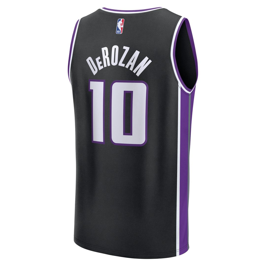 DeMar DeRozan Sacramento Kings Fanatics Youth Fast Break Replica Player Jersey - Icon Edition - Black