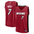 Kel'el Ware Miami Heat Fanatics Fast Break Player Jersey - Statement Edition - Red