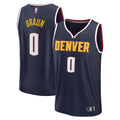 Christian Braun Denver Nuggets Fanatics Fast Break Replica Player Jersey - Icon Edition - Navy