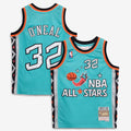 Shaquille O'Neal 1996 NBA All-Star Game Mitchell & Ness Youth Hardwood Classics Swingman Jersey - Teal