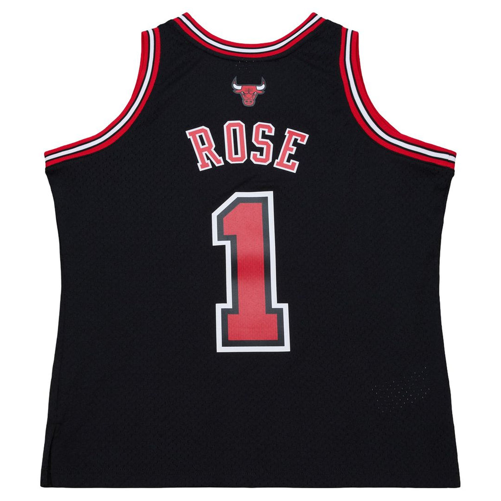Derrick Rose Chicago Bulls Mitchell & Ness Big & Tall 2010/11 Swingman Jersey - Black
