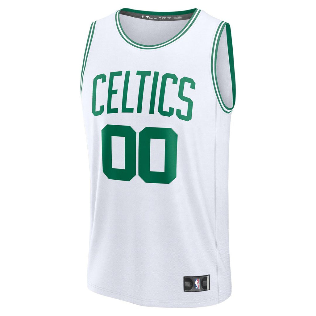 Boston Celtics Fanatics Youth Fast Break Custom Replica Jersey - Kelly Green  - Icon Edition