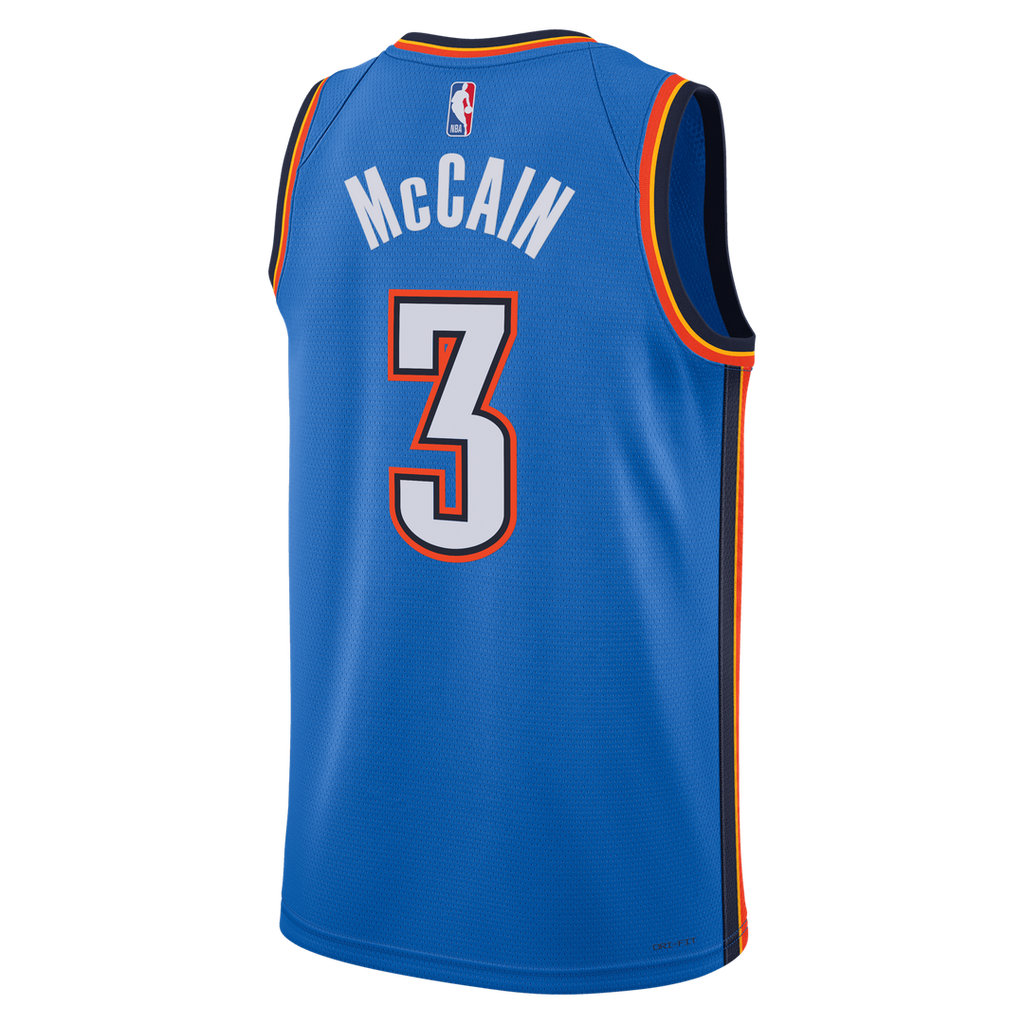 Jared McCain Oklahoma City Thunder Nike Unisex Swingman Jersey - Icon Edition - Blue